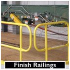 FINISH RAILINGS FOR USE WITH SRC 360 MOBILE SAFETY RAILING