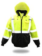 WATERPROOF HIGH-VIS BOMBER JACKET