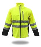 WATERPROOF HIGH-VIS POLY SOFTSHELL JACKET