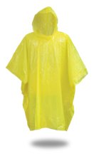 SPORT PONCHO WITH HOOD .4MM YELLOW