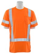 JERSEY KNIT SHORT SLEEVE T-SHIRT HI VIZ ORANGE