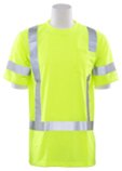 JERSEY KNIT SHORT SLEEVE T-SHIRT HI VIZ LIME