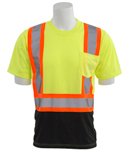 JERSEY KNIT SHORT SLEEVE HI VIZ LIME T-SHIRT