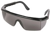Sting-Rays Safety Glasses BLK GRY STK