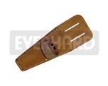 Sheath 8" Leather, with Roller Loop For Seam Roller and Roofing Shears