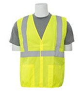 WOVEN OXFORD VEST HI VIZ LIME