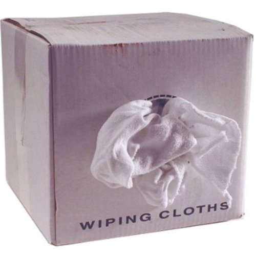WIPING RAGS-WHITE FLEECE BOXES