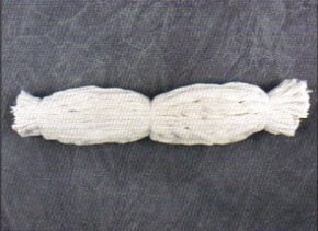 WHITE Singles Mop-Hank 2 1/2LB