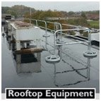 ROOFTOP EQUIPMENT GUARDING WITH SRC 360 MOBILE SAFETY RAILING