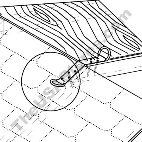 Guardian 00500 Ridge-It Anchor Permanent Roof - Image 2