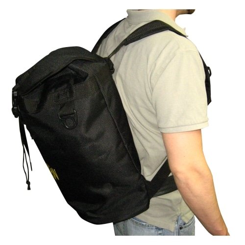 Guardian 00768 Ultra Sack Duffel Backpack Small Black Canvas - Image 2