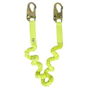 Elastic Energy Absorbing Lanyard